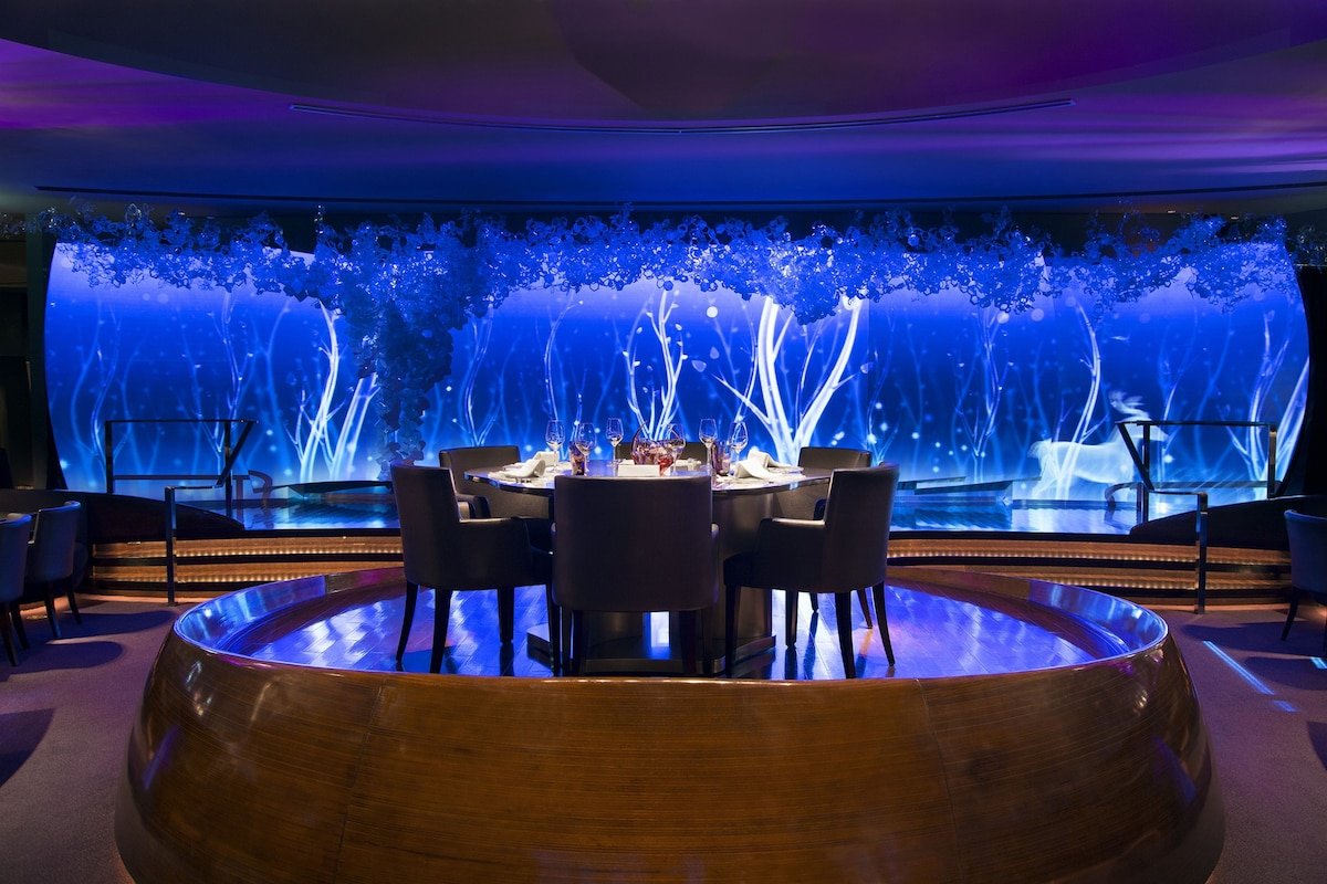 Luxury restaurant at The Peninsula Tokyo